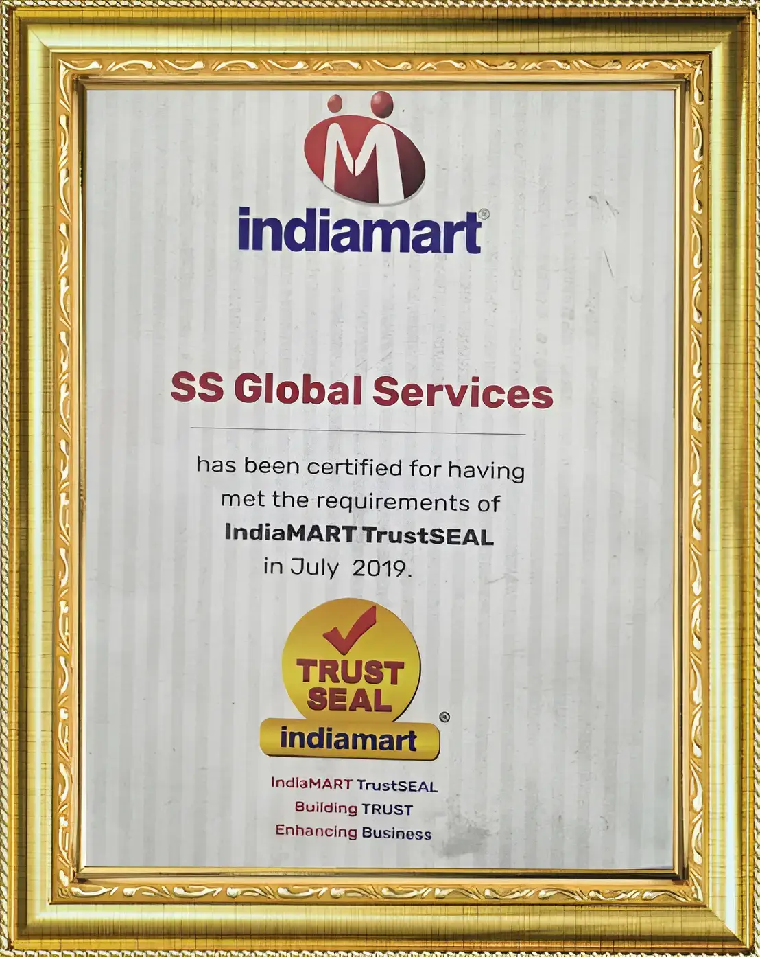 IndiaMART Trust Seal