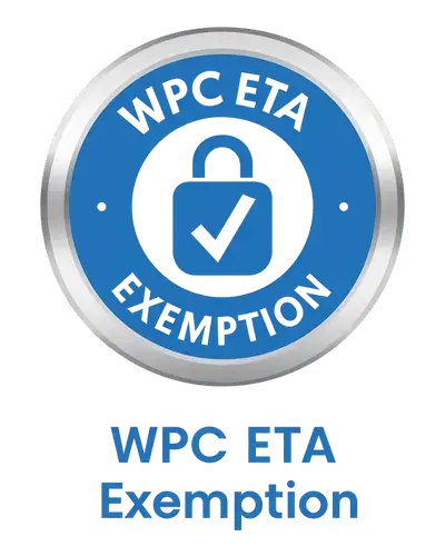 WPC ETA Exemption Certificate